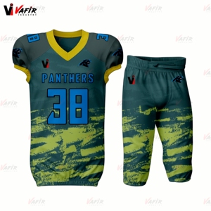 Uniforme personalizado de fútbol americano sublimado de alta calidad lleva nombres de equipos personalizados Logo uniforme de fútbol americano - Product Image 5