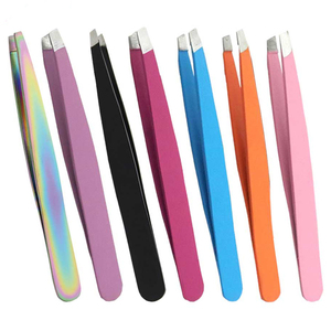 Pince à épiler à sourcils inclinée de meilleure qualité pour épiler les épilateurs à enfiler avec poignée confortable - Product Image 4