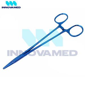 Porte-aiguilles chirurgicales manuels en acier inoxydable antidérapants, poignée de précision antidérapante, cliquet durable, résistant à la corrosion, de qualité supérieure - Product Image 1