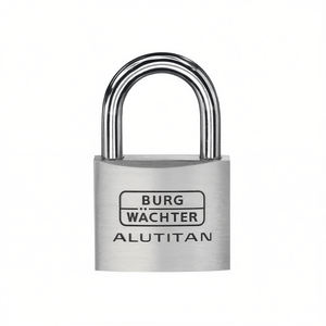 BURG-WCHTER Cylinder <b>Padlock</b> 770 HB 20 26 Aluminum Bike Lock Body 20mm Wide Keyed Differently - Product Image 3