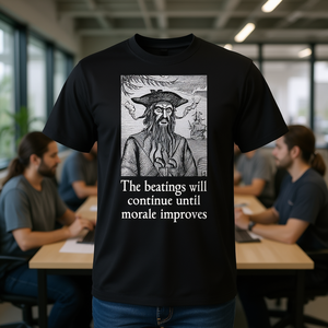 เสื้อยืดสร้างแรงบันดาลใจพร้อมสโลแกน 'การลงโทษจะดำเนินต่อไปจนกว่าจิตวิญญาณจะดีขึ้น' - เพื่อสร้างแรงบันดาลใจส่วนบุคคลหรือทีม - Product Image 3