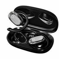 Auriculares Inalámbricos de Oreja Abierta, Bluetooth 5.4, Cancelación de Ruido ANC, Auriculares Deportivos, Control por Voz, Resistentes al Agua, Cómodos para Usar por Tiempo Prolongado
