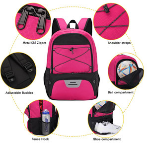 Créez votre propre sac à dos de sport de basketball décontracté avec doublure en coton, léger et imperméable - Product Image 5