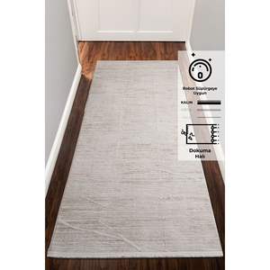 Konfor 5781 Modern Velvet Yarn Woven Abstract Pattern Parla <b>Runner</b> <b>Carpet</b> Machine Made Polyester Bey Thick 12mm Pile Straight - Product Image 2