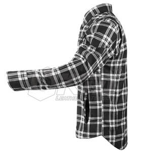 เสื้อเชิ๊ตรถจักรยานยนต์ผ้าสักหลาดสำหรับผู้ชายเสื้อเชิ๊ตรถจักรยานยนต์แบบอัตโนมัติ - Product Image 2