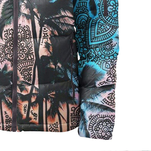 Blouson matelassé personnalisé en toile enduite, sublimé, haute qualité, imperméable, coupe-vent, respirant, pour l'extérieur – Vente en gros - Product Image 6