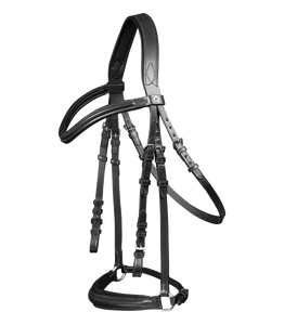 Bandeau de nez standard Bridle Hannover Drop-Casque de forme anatomique-Bandeau de front incurvé-Muserolle, bandeau de front et casque donc - Product Image 4