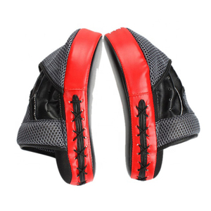 Guantes de Boxeo de Piel Sintética con Cordones, Transpirables, para Entrenamiento, Color Rojo y Negro, para Adultos, Artes Marciales - Product Image 3