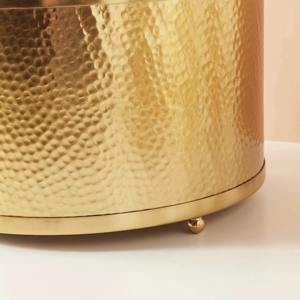 Cacerola de Lujo Dorada con Tapa Curva Marrón, Diseño Martillado, Perfecta para Hoteles, Restaurantes, Buffet y Catering, Procedente de la India - Product Image 5