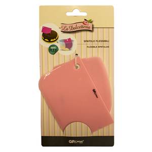 LA DOLCETTERIA 5261 Juego de 2 Espátulas Flexibles para Cocina, Herramientas para Hornear y Repostería - Product Image 1