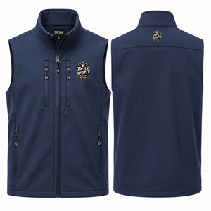 Customized Outerwear Windproof Lightweight Outdoor Hiking Softshell Vests Pockets Sleeveless Winter Wear Men's Softshell Vest - Product Image 1