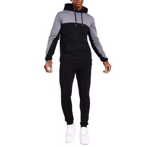 ชุดวอร์มผ้าคอตตอนแท้สำหรับผู้ชายเสื้อมีฮู้ดเสื้อกีฬาคาร์ดิแกนลำลองแบบสวมหัวปักโลโก้ออกแบบได้ตามต้องการ - Product Image 1