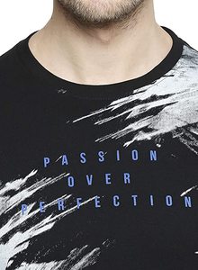 T-shirt à manches courtes pour homme, 100% coton tricoté, écologique, 180g, avec impression personnalisée par teinture Remazol et décoloration, couleur sur mesure - Product Image 4