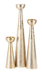 Candelabro de Aluminio de Lujo con Base Dorada |   Candelabro Decorativo Hecho a Mano para el Hogar, Hotel, Boda, Navidad, Pascua - Product Image 2