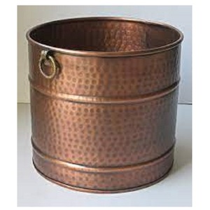 Jardinières en cuivre au design de luxe Jardinière décorative de jardin Pots finis antiques Jardinière en cuivre en métal martelé - Product Image 6