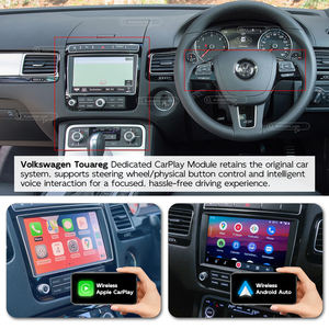 Kit de Interfaz de Módulo Decodificador Inalámbrico <span class=keywords><strong>Apple</strong></span> <span class=keywords><strong>CarPlay</strong></span> y Android Auto Personalizado al por Mayor para Volkswagen <span class=keywords><strong>Touareg</strong></span> con Pantalla de 6.5/8 Pulgadas - Product Image 4