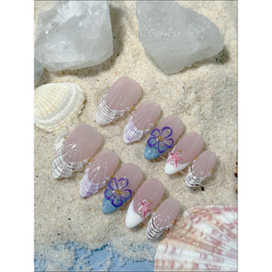 Starfish Garden - Adhesivos Elegantes para Uñas con Diseño de Estrella de Mar para Mujeres y Hombres - Product Image 2