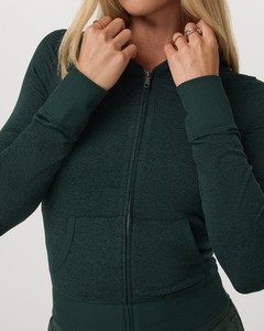 Sudadera con Capucha Casual Chic para Mujer, Sudadera con Capucha Ajustada y Elegante con Cierre, Estilo Deportivo - Product Image 3