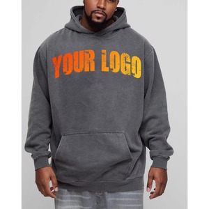 Sudadera con Capucha de Alta Calidad 100% Algodón, Corte Regular para Hombre, Forro Polar de Invierno, Ecológica y Transpirable, con Logotipo Personalizado - Product Image 1