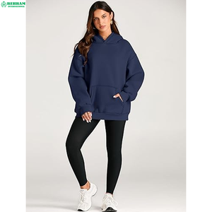 Sudadera con Capucha Extra Grande para Mujer Behram International, Color Beige, Cómoda, Suave, Manga Larga, Diseño Personalizado, Bordada - Product Image 3