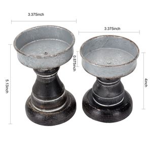 Support de bougie en bois artisanal au design rustique, fourni en gros par un fournisseur indien, pour la vente de Noël en vrac - Product Image 5