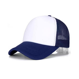 Gorra de béisbol de moda de 5 paneles con logotipo personalizado para hombre 2025, gorra de camionero informal de malla - Product Image 5