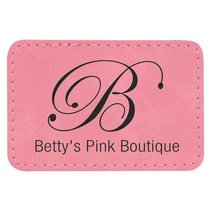 2025 High Quality Customized Leatherette Patches PU Blank Hat Patches Rectangle <b>Shape</b> Laser Ability Sew-on Flower <b>Heart</b> Design - Product Image 3