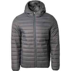 Men's Short Down <b>Jackets</b> with Moderate Insulation Hooded Puffer <b>Jacket</b> Synthetic Leather Puffer <b>Jacket</b> - Product Image 5