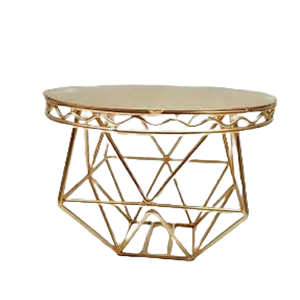 Présentoir à gâteaux en métal poli brillant et antique au design moderne, fait main, pour événement à domicile, forme et taille personnalisées - Product Image 1