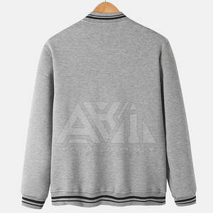 Chaqueta Varsity para Hombre, Estilo Béisbol, Forro Polar, Botones a Presión, Chaqueta Universitaria, Logotipo Personalizado OEM, Venta al Por Mayor - Product Image 2