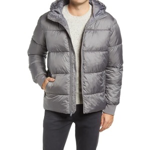 Men's Slim Fit Winter <b>Puffer</b> <b>Jacket</b> High Quality Custom Logo Printed Stand <b>Light</b> Features Pocket OEM Service High Street Style - Product Image 1