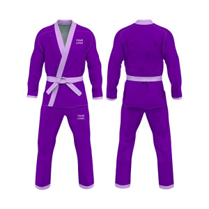 Uniformes unisexes de Jiu Jitsu Gi Uniforme d'arts martiaux Costumes Bjj Gi Uniforme léger de Jiu Jitsu en différentes couleurs - Product Image 4