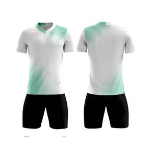 Conjunto de ropa de fútbol de secado rápido con logotipo personalizado, ropa deportiva de manga corta 5XL para hombres, mujeres y niños, camiseta de entrenamiento de equipo de fútbol - Product Image 1