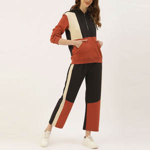 Nouveaux ensembles de survêtements respirants décontractés pour femmes Taille personnalisée 100% coton Street Wear pour les activités de plein air d'hiver - Product Image 1