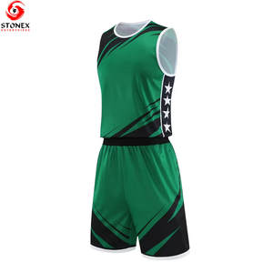 Tenues de basket-ball en polyester respirant de haute qualité à prix avantageux, service OEM, nouvelle arrivée, logo personnalisé imprimé - Product Image 2
