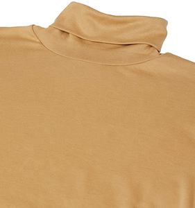 Camiseta de moda de invierno con logotipo personalizable de alta calidad, cómoda, transpirable, estirable, cuello largo, camisetas de talla grande para hombre - Product Image 4