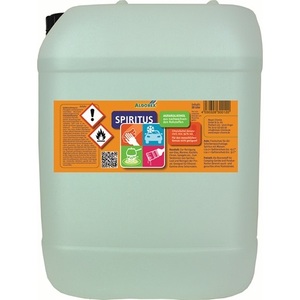 ALGOREX - Bidón de Plástico Simple de 20L para Alcohol Desnaturalizado, Herramienta y Accesorio de Limpieza para el Hogar - Product Image 1