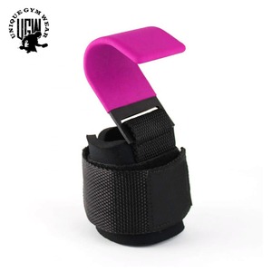 UNIQUE GYM WEAR Wrist Brace Support Sports Protective Breathable Neoprene Customized wrist support with hook <b>bar</b> weightlifting - Product Image 2