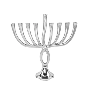 Candélabre religieux pour la décoration intérieure Menorah avec pièce maîtresse de table à prix abordable Bougeoir Menorah en métal de meilleure qualité - Product Image 3