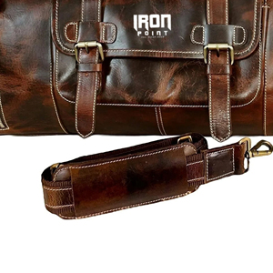 กระเป๋าเดินทางหนังแท้คุณภาพสูงจากปากีสถาน สำหรับวันหยุดสุดสัปดาห์  กระเป๋าหนังลำลอง  กระเป๋าเดินทางแบบถือ - Product Image 6