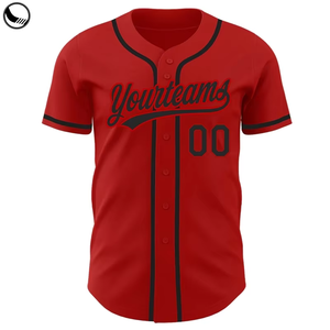 Gran oferta, camisa de béisbol raglán de poliéster 100% en blanco personalizada/camiseta de béisbol personalizada con botones - Product Image 3