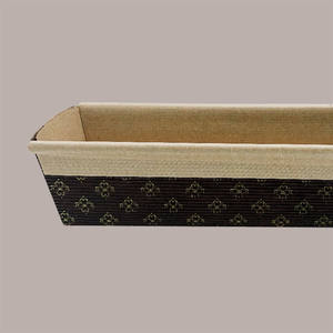 Molde Rectangular Desechable para Bizcochos de 700g, Color Marrón Oscuro, 230x80x6 mm, Juego de 10 Piezas de Herramientas para Hornear y Repostería - Product Image 4