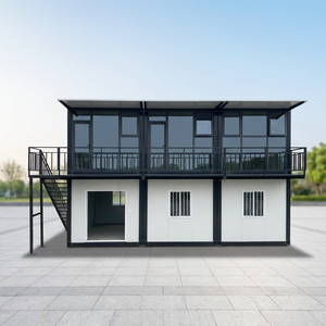 WELLCAMP Casa Container di Lusso a 2 Piani Smontabile Prefabbricata Ufficio Modulare Mobile Temporaneo <span class=keywords><strong>in</strong></span> <span class=keywords><strong>Vendita</strong></span> - Product Image 1