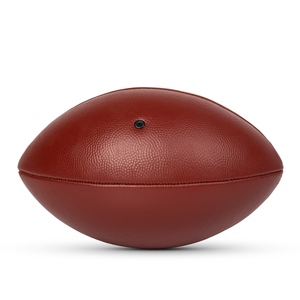 Ballon de football américain en cuir PU PVC personnalisé, vente en gros, durable, professionnel, avec un matériau doux et confortable de qualité supérieure - Product Image 5