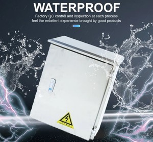 Caja eléctrica de alta calidad IP 65 RL7035 Acero galvanizado Característica personalizada Reforzar bisagra Impermeable OEM ODM Mayorista - Product Image 3