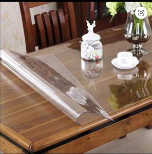Premium Clear PVC Table Cover Protector | Crystal Clear Plastic Tablecloth Roll | Heavy Duty Waterproof Desk Cover Film - Product Image 3