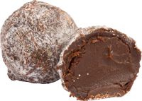 Truffes au chocolat artisanales légendaires personnalisées, multi-saveurs, avec confiture et noix, pour cadeau