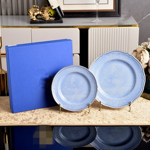European Luxurious Vintage Ceramic Dinner Plate Set Event Use Tableware Wedding Plate Set - Product Image 6