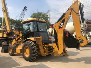 รถตักดินมือสอง CAT420F รถตักตีนตะขาบ420f สีเหลืองเครื่องจักรก่อสร้างมือสอง20Ton - Product Image 6