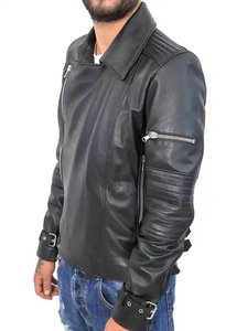 OEM Custom Design Men's Vintage Genuine Leather <b>Jacket</b> with Waterproof Breathable Features and Cool Custom Options - Product Image 3